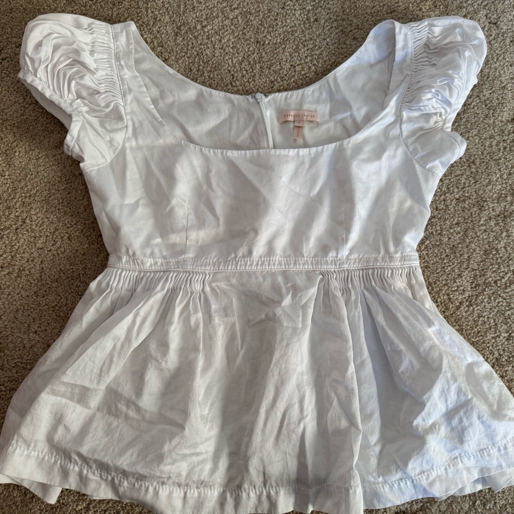 Rebecca taylor white top